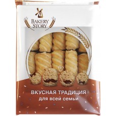 Купить Печенье BAKERY STORY Гольдис творожный вкус, 500г, Россия, 500 г в Ленте