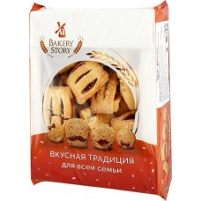 Купить Печенье BAKERY STORY Кромс фруктовый, Россия, 450 г в Ленте