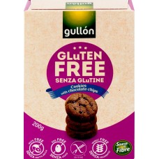 Купить Печенье GULLON с кус шок б/глютена Cookies with chocolate chips gluten free, Испания, 200 г в Ленте