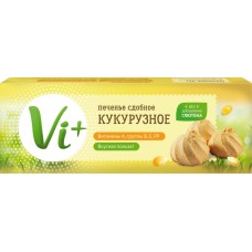 Печенье сдобное VI+ Кукурузное, 170г, Россия, 170 г