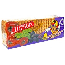 Печенье ТИРЛИМ сахарное с маком и изюмом, 400г, Россия, 400 г