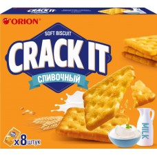 Купить Печенье затяжное ORION Crack-IT Сливочный, Россия, 160 г в Ленте