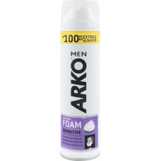 Купить Пена для бритья ARKO Men Sensitive, 300мл, Турция, 300 мл в Ленте
