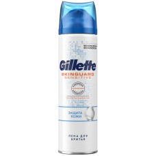 Пена для бритья GILLETTE SkinGuard Sensitive, с экстрактом алоэ, для чувствительной кожи, 250мл, Великобритания, 250 мл