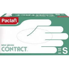 Купить Перчатки хозяйственные PACLAN латексные опудренные, р-р M 407281, Малайзия, 100 шт в Ленте
