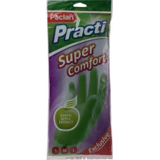 Купить Перчатки PACLAN Super Comfort ароматизированные зеленые размер М Арт. 407158, Шри-Ланка в Ленте