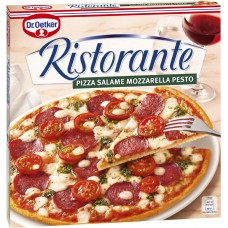 Пицца DR OETKER Ristorante салями, моцарелла, песто, 360г, Германия, 360 г