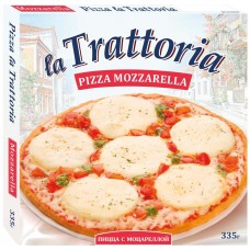 Пицца LA TRATTORIA с моцареллой, 335г, Россия, 335 г