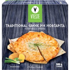 Пирог VTESTE Hortapita постный с картофелем и зеленью, 500г, Россия, 500 г
