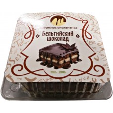 Пирожное ТОРТЬЯНА Бельгийский шоколад, 200г, Россия, 200 г