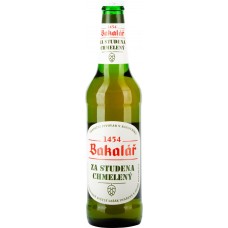 Пиво светлое BAKALAR Za Studena Chmeleny фильтрованное пастеризованное, 5,2%, 0.5л, Чехия, 0.5 L