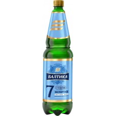 Купить Пиво светлое БАЛТИКА 7 фильтрованное пастеризованное 5,4%, 1.3л, Россия, 1.3 L в Ленте