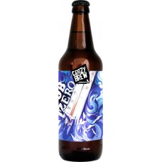 Пиво светлое безалкогольное CRAZY BREW Sub zero, 0,5%, 0.5л, Россия, 0.5 L