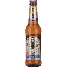 Пиво светлое безалкогольное WARSTEINER FRESH фильтрованное пастеризованное, 0,5%, 0.33л, Германия, 0.33 L