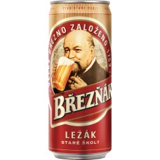 Пиво светлое BREZNAK Lezak фильтрованное пастеризованное, 4,9%, 0.5л, Чехия, 0.5 L