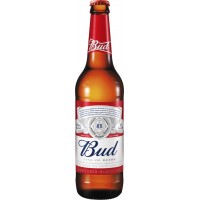 Пиво светлое BUD пастеризованное, 5%, 0.47л, Россия, 0.47 L