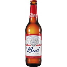 Купить Пиво светлое BUD пастеризованное, 5%, 0.47л, Россия, 0.47 L в Ленте