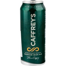 Пиво светлое CAFFREY'S фильтрованное пастеризованное с капсулой азотной смеси, 3,8%, ж/б, 0.44л, Великобритания, 0.44 L