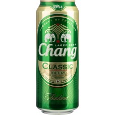 Купить Пиво светлое CHANG фильтрованное пастеризованное, 5%, ж/б, 0.5л, Таиланд, 0.5 L в Ленте