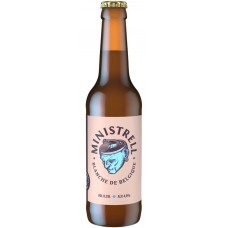 Пиво светлое CRAFT-U-BREWERY Ministrel blanche de belgique нефильтрованное крафтовое, 4%, 0.33л, Россия, 0.33 L