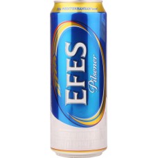 Купить Пиво светлое EFES Pilsener пастеризованное, 5%, ж/б, 0.45 л, Россия, 0.45 L в Ленте