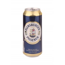 Пиво светлое FLENSBURGER Pilsener фильтрованное пастеризованное, 4,8%, ж/б, 0.5л, Германия, 0.5 L