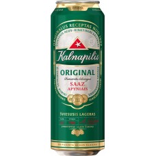 Купить Пиво светлое KALNAPILIS Original фильтрованное пастеризованное, 5%, ж/б, 0.568л, Литва, 0.568 L в Ленте