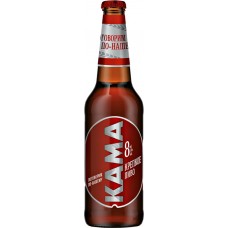 Пиво светлое КАМА фильтрованное, пастеризованное, 8%, 0.45л, Россия, 0.45 L