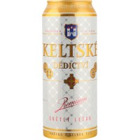 Пиво светлое KELTSKE DEDICTIVI PREMIUM Svetly Lezak фильтрованное пастеризованное, 5%, 0.5л, Чехия, 0.5 L