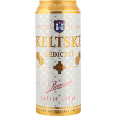 Купить Пиво светлое KELTSKE DEDICTIVI PREMIUM Svetly Lezak фильтрованное пастеризованное, 5%, 0.5л, Чехия, 0.5 L в Ленте
