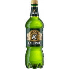 Пиво светлое КЛИНСКОЕ пастер. алк.4,7% ПЭТ, Россия, 1.3 L