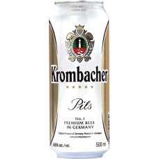 Купить Пиво светлое KROMBACHER Pils фильтрованное пастеризованное, 4,8%, ж/б, 0.5л, Германия, 0.5 L в Ленте