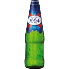 Пиво светлое KRONENBOURG 1664 пастеризованное, 4,5%, 0.46л, Россия, 0.46 L