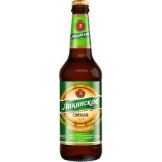 Пиво светлое ЛАКИНСКОЕ пастер. алк.4,7% ст., Россия, 0.45 L