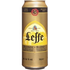Купить Пиво светлое LEFFE Blonde пастеризованное, 6,6%, ж/б, 0.5л, Бельгия, 0.5 L в Ленте