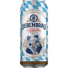 Купить Пиво светлое LIEBENBRAU Helles фильтр. пастер. алк.5,1% ж/б, Германия, 0.5 L в Ленте