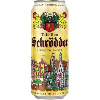 Пиво светлое OTTO VON SCHRODDER Premium lager фильтрованное пастеризованное, 4,9%, ж/б, 0.5л, Германия, 0.5 L