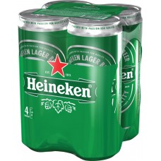 Пиво светлое Промо-набор HEINEKEN пастеризованное, 4,8%, 4x0.43л, Россия, 1.72 L