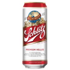 Пиво светлое SCHLITZ Premium helles фильтрованное пастеризованное, 5%, 0.5л, Германия, 0.5 L
