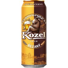 Пиво светлое VELKOPOPOVICKY KOZEL Rezany пастеризованное, 4,7%, ж/б, 0.45л, Россия, 0.45 L