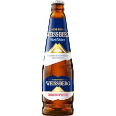 Пиво светлое WEISS BERG Пшеничное нефильтрованное непастеризованное неосветленное, 4,7%, 0.5л, Россия, 0.5 L
