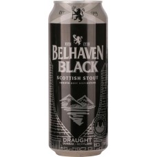 Купить Пиво темное BELHAVEN Black scottish stout фильтрованное пастеризованное, 4,2%, ж/б, 0.44л, Великобритания, 0.44 L в Ленте