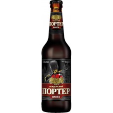 Пиво темное ОХОТА Лондонский Портер пастеризованное, 6,8%, 0.45л, Россия, 0.45 L