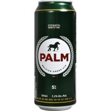 Пиво темное PALM фильтрованное пастеризованное, 5,2%, ж/б, 0.5л, Бельгия, 0.5 L