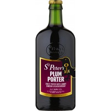 Пиво темное ST PETER'S Plum porter фильтрованное непастеризованное, 5%, 0.5л, Великобритания, 0.5 L