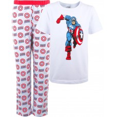 Пижама д/мал MARVEL Comics Captain America футболка,брюки р98-164 MR22, Россия