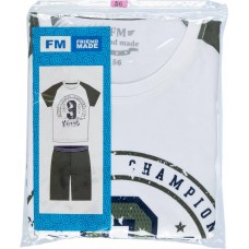 Пижама мужская FM FRIEND MADE футболка+шорты Tyler/Tyler-1, Бангладеш