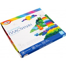 Купить Пластилин ГАММА Классический 24 цвета, со стеком Арт. 281036, 480г, Россия в Ленте