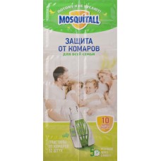 Пластины MOSQUITALL Защита д/взрослых от комаров, Россия, 12 шт