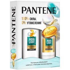 Купить Подарочный набор PANTENE Aqua Light Шампунь, 250мл + Бальзам-ополаскиватель, 200мл, Румыния в Ленте